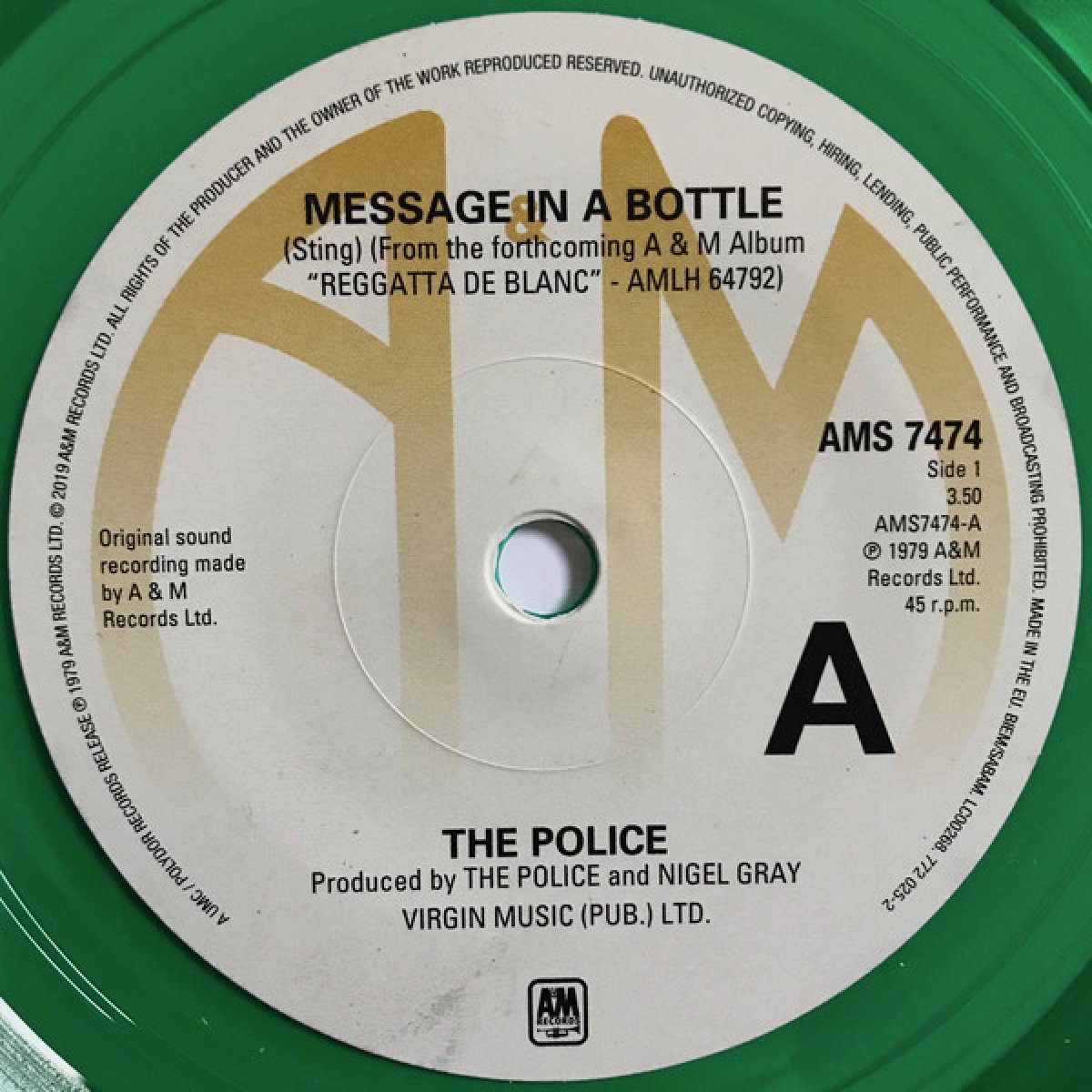 The Police "Message In The Botle" 2X7" RSD