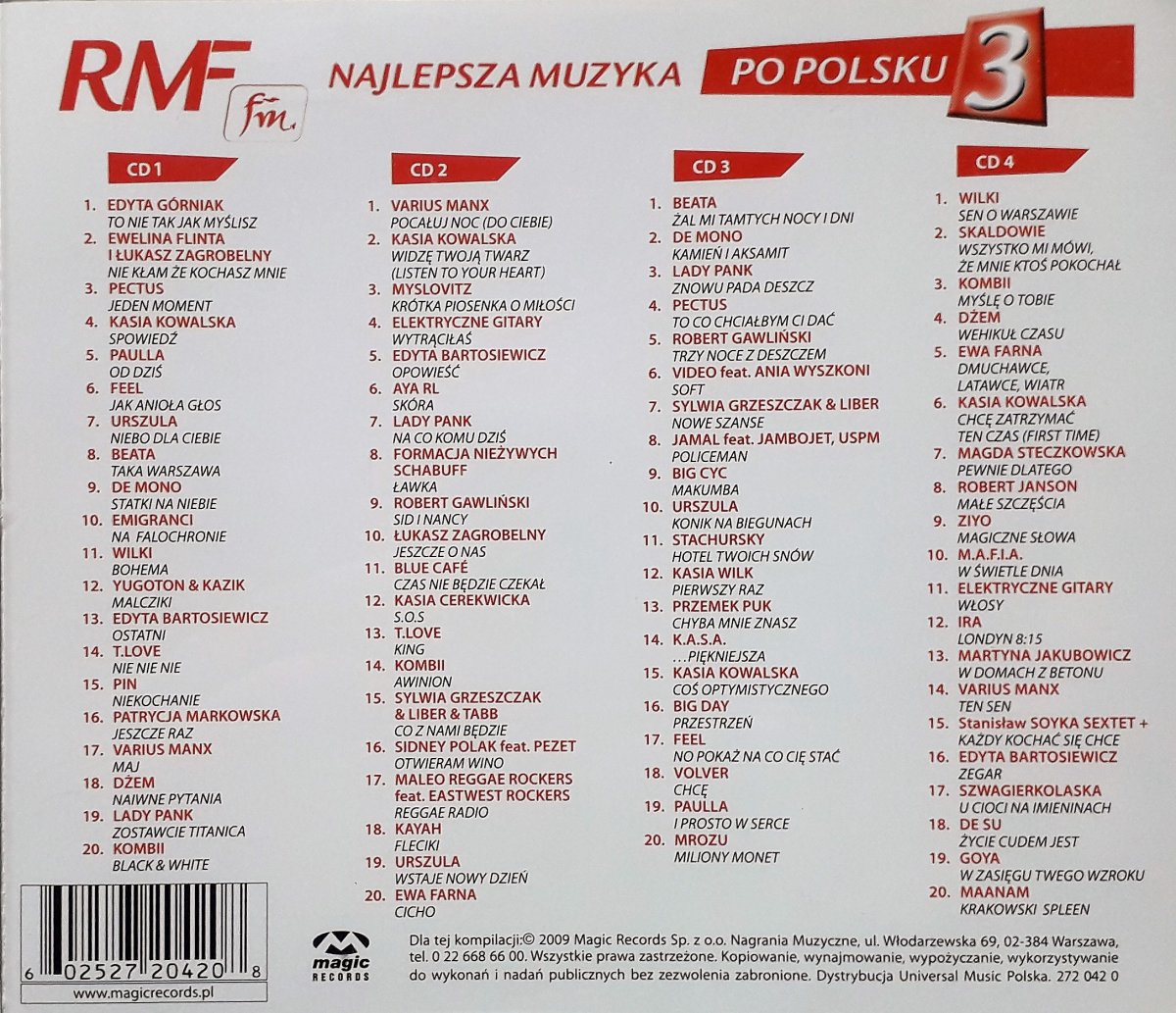Various "RMF FM Najlepsza Muzyka Po Polsku 3"