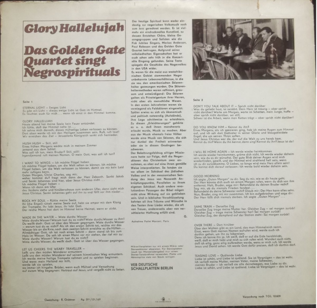 The Golden Gate Quartet – Glory Hallelujah