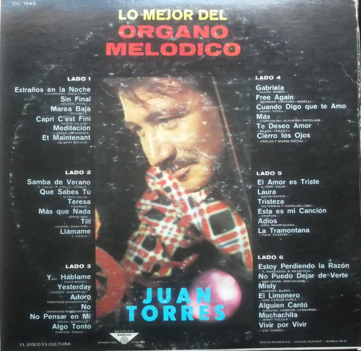 Juan Torres – Lo Mejor Del Órgano Melódico 3xLP