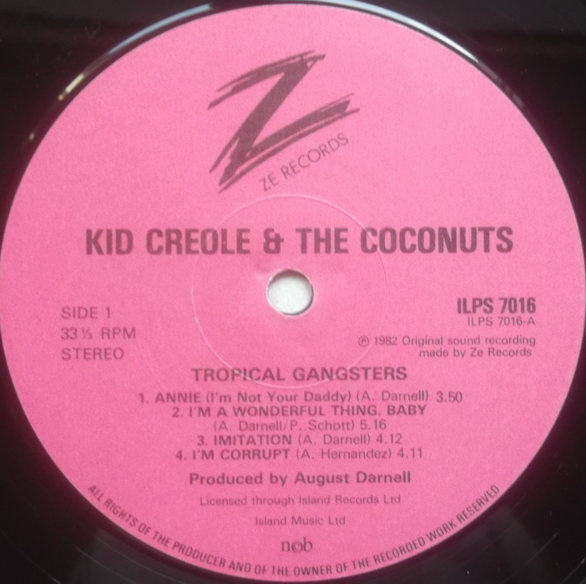 Kid Creole & The Coconuts – Tropical Gangsters