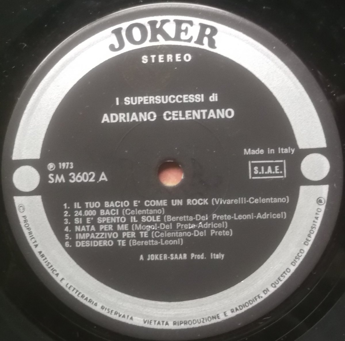 Adriano Celentano – 12 Supersuccessi