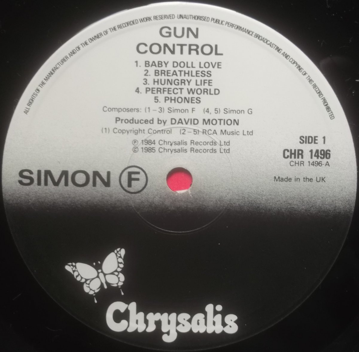 Simon F ‎– Gun Control