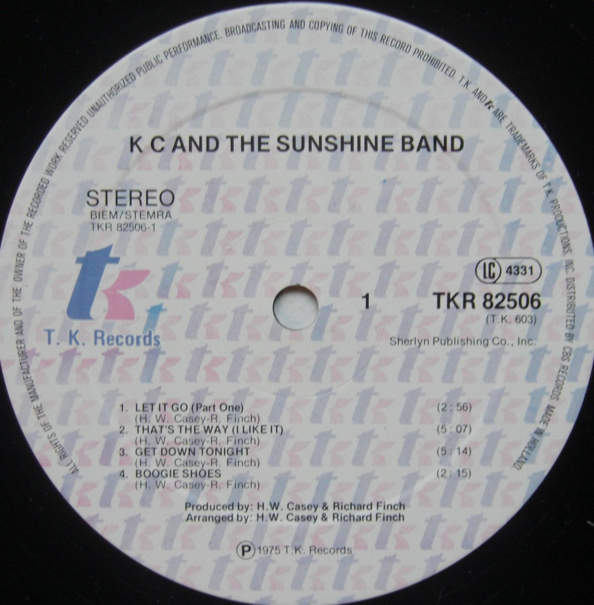 KC And The Sunshine Band – KC And The Sunshine Band