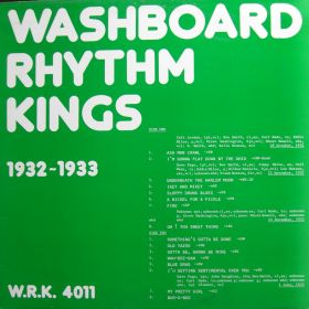 Washboard Rhythm Kings – 1932-1933 